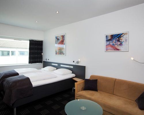 Hotelværelse hos Hotel Hedegaarden i Vejle